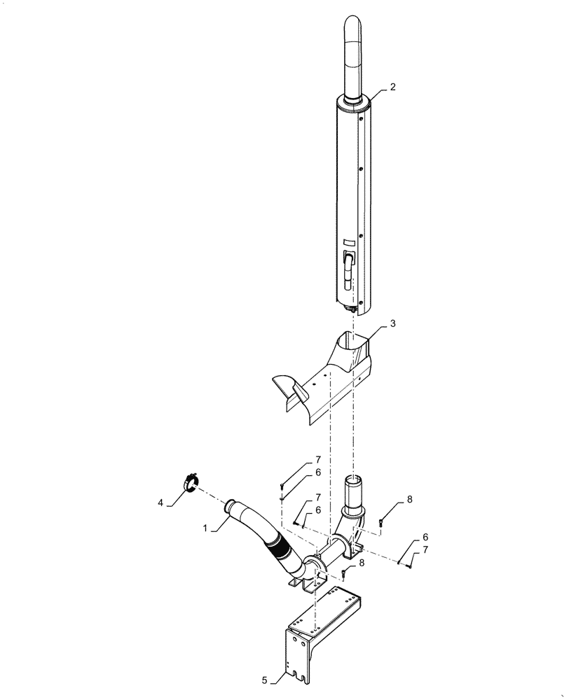 Схема запчастей Case IH PUMA1804 - (10.254.AI[03]) - EXHAUST MUFFLER (10) - ENGINE