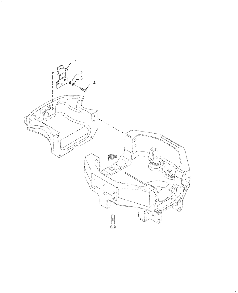 Схема запчастей Case IH PUMA1804 - (25.100.AV[08]) - FRONT AXLE SUPPORT, BRACKET (25) - FRONT AXLE SYSTEM