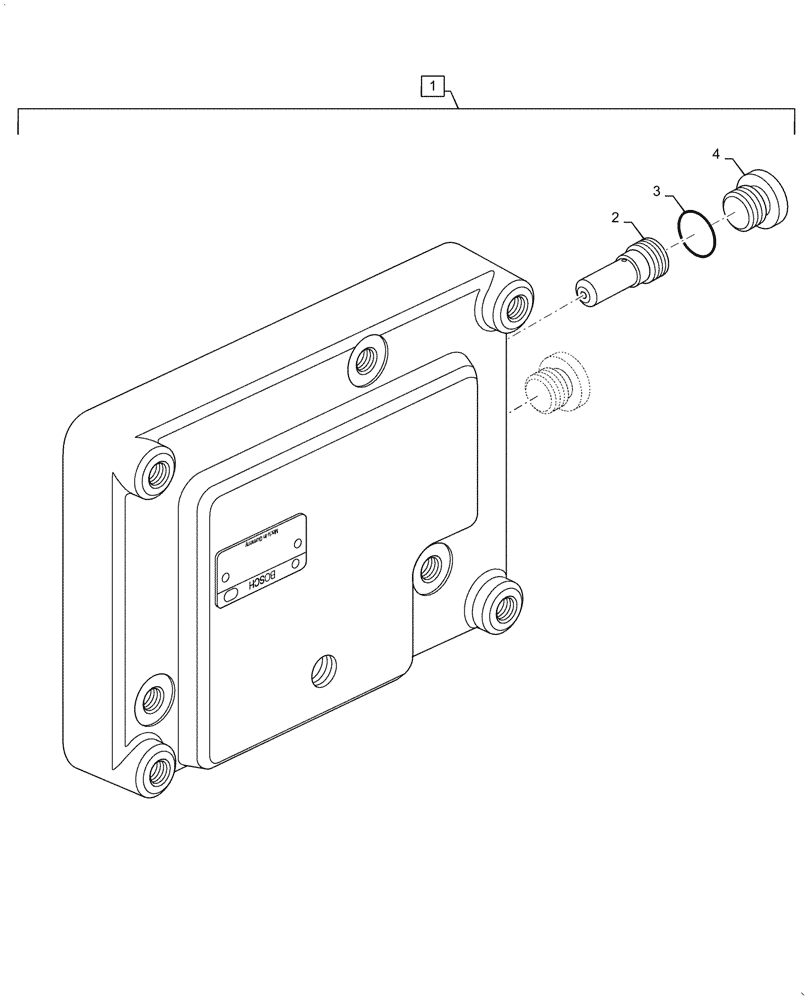 Схема запчастей Case IH PUMA1654 - (35.204.BB[03]) - QUICK COUPLER, COMPONENTS (35) - HYDRAULIC SYSTEMS