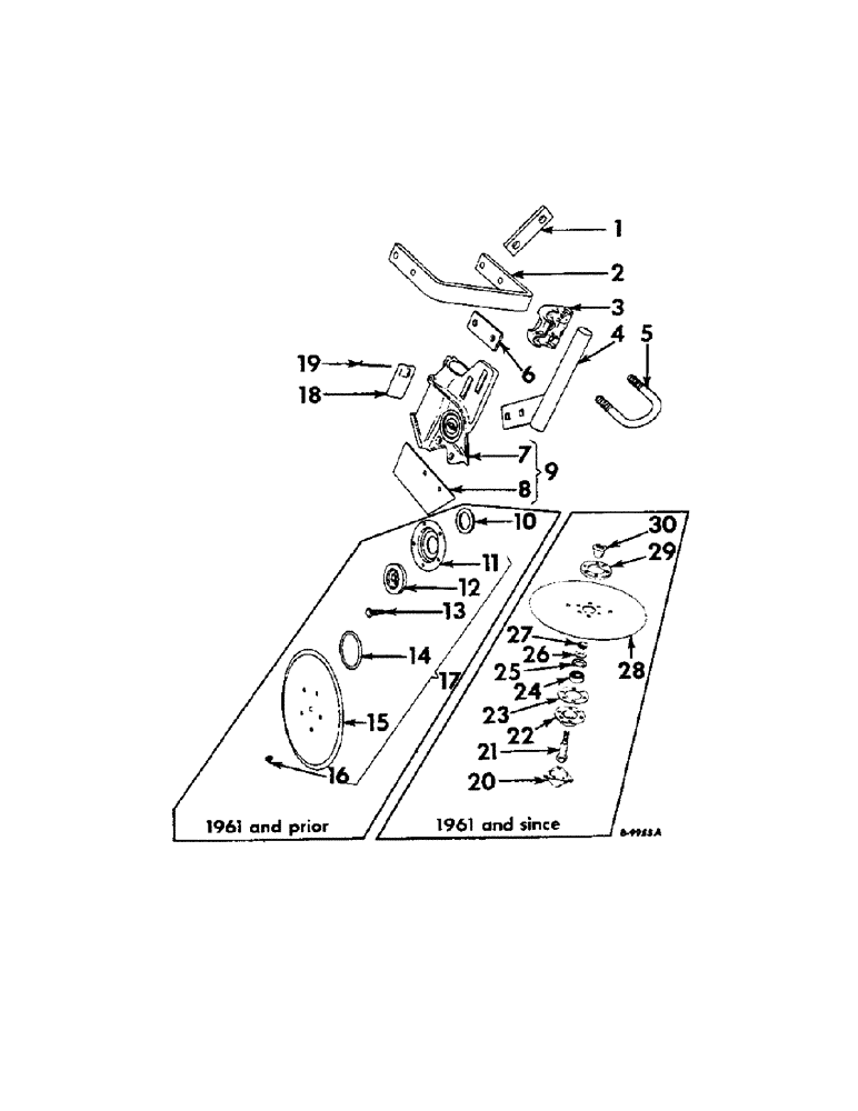 Схема запчастей Case IH 412 - (AH-5[A]) - DISK APPLICATOR 1957 TO 1965 