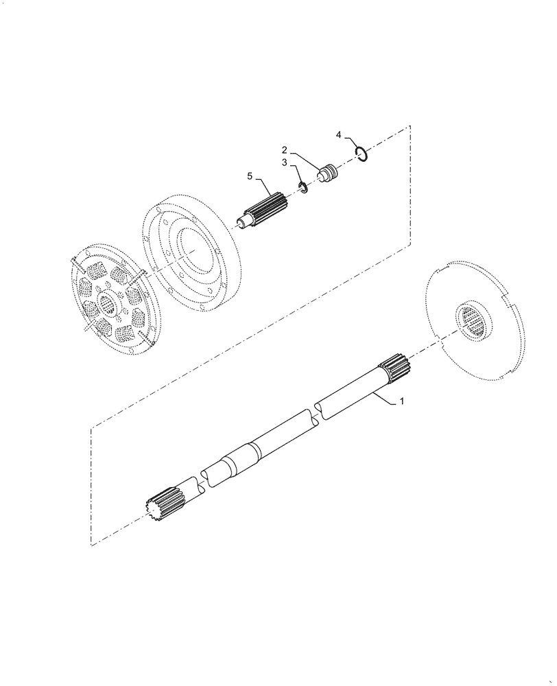 Схема запчастей Case IH PUMA1654 - (21.152.AK[01]) - TRANSMISSION, INPUT SHAFT, POWERSHIFT (21) - TRANSMISSION