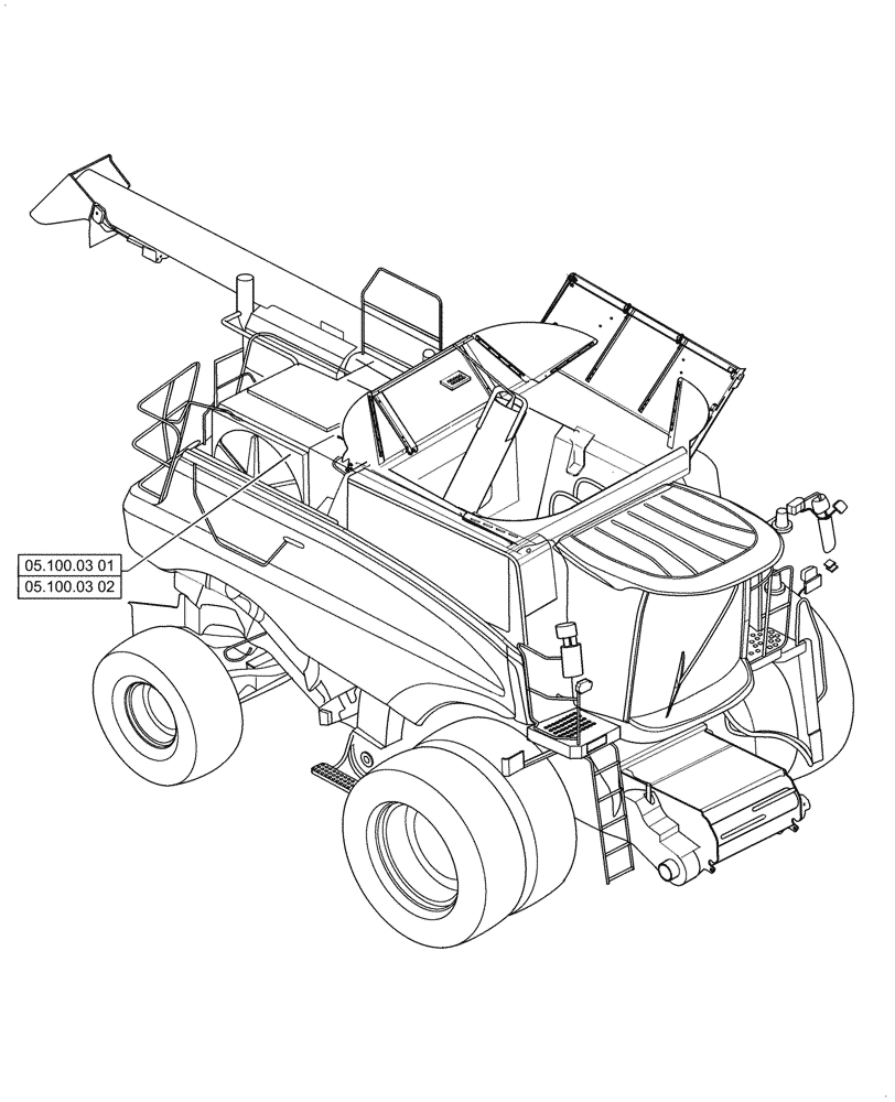 Схема запчастей Case IH 7088 - (05.000.00) - SECTION INDEX - MACHINE COMPLETION & EQUIPMENT (05) - SERVICE & MAINTENANCE