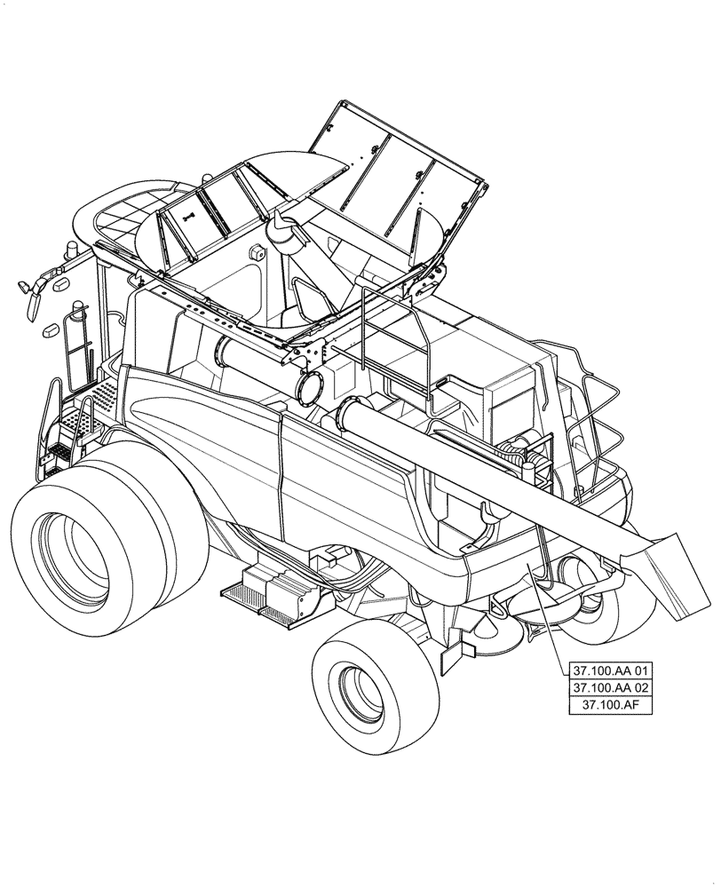 Схема запчастей Case IH 7088 - (37.000.00) - SECTION INDEX - HITCHES, DRAWBARS AND IMPLEMENT COUPLINGS (37) - HITCHES, DRAWBARS & IMPLEMENT COUPLINGS