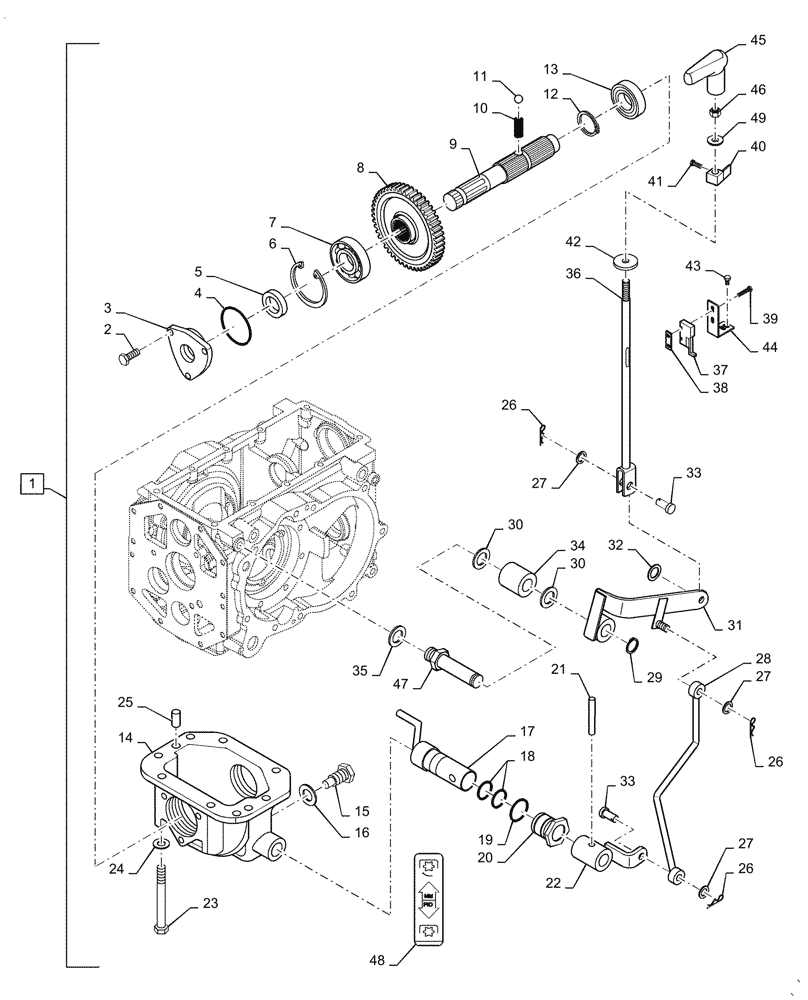Схема запчастей Case IH MW272S - (88.100.31[07]) - DIA KIT, PTO DRIVE (88) - ACCESSORIES