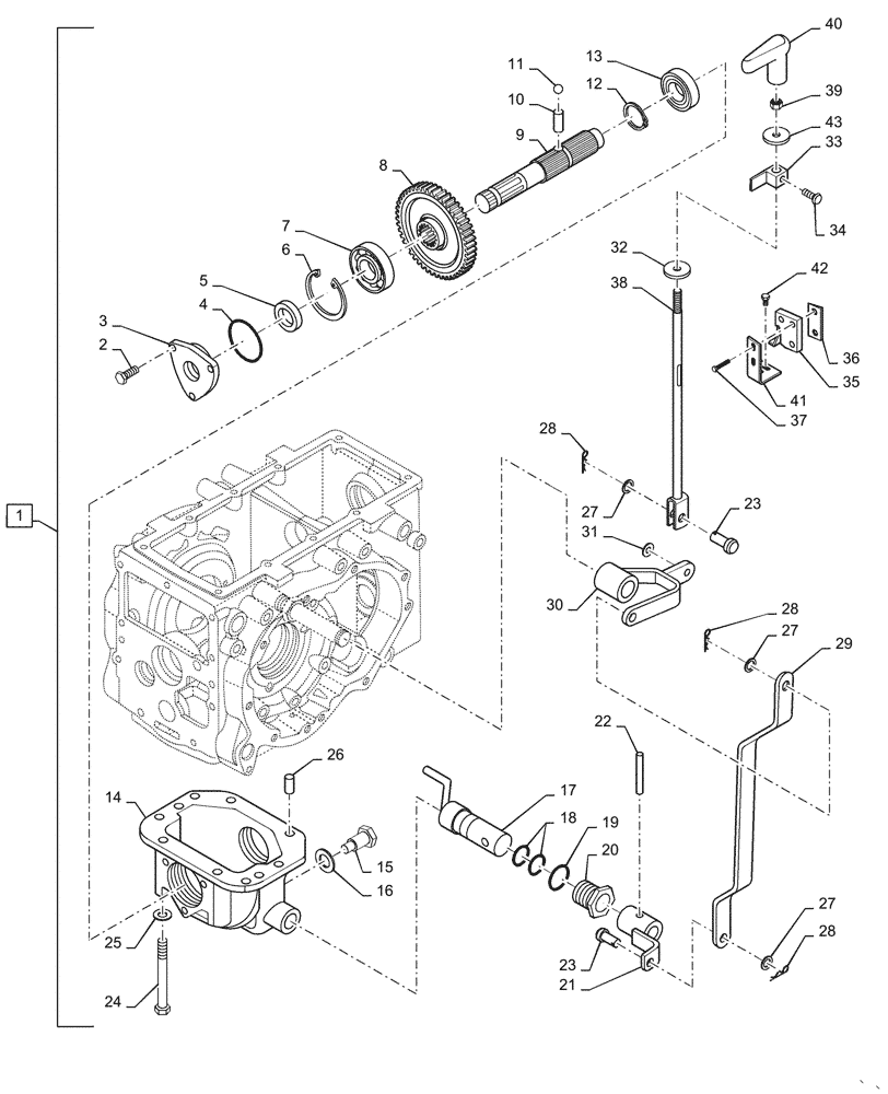 Схема запчастей Case IH MW266S - (88.100.31[05]) - DIA KIT, PTO DRIVE (88) - ACCESSORIES