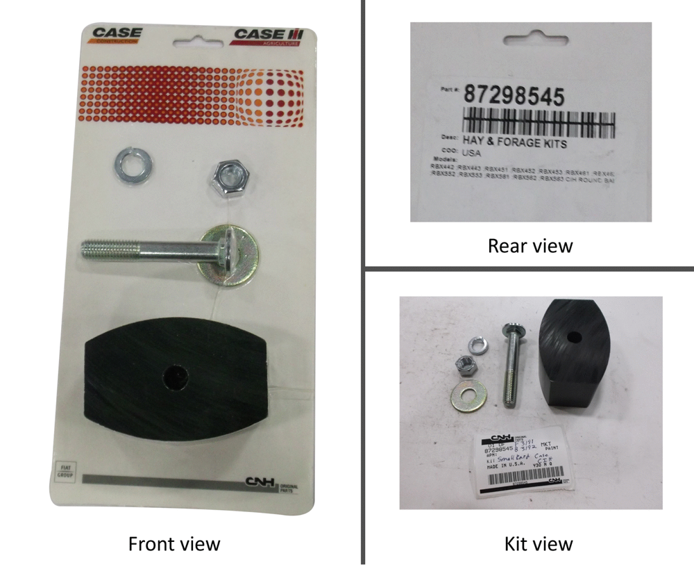Схема запчастей Case IH RBX563 - (12.57[02]) - KIT IDLER STD PICK UP (12) - MAIN FRAME