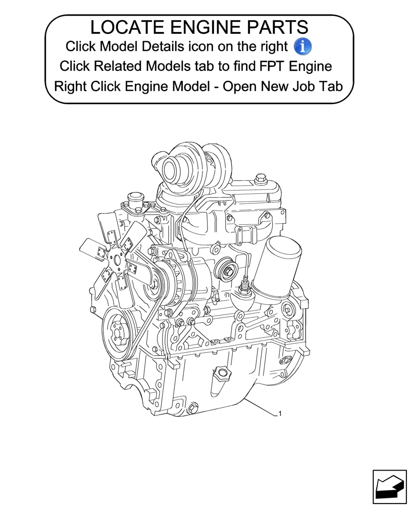 Схема запчастей Case IH JX95HC PLUS - (10.001.010) - STD + VAR - 391102 - ENGINE (10) - ENGINE