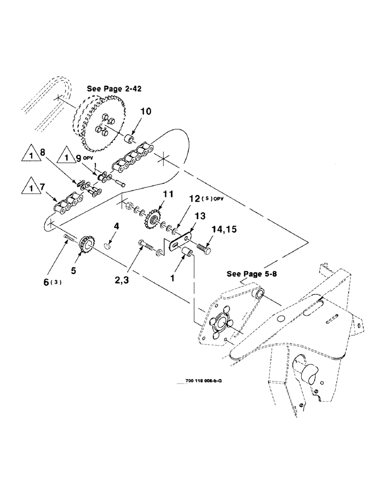 Схема запчастей Case IH 8340 - (2-40) - REEL, VARI-DRIVE ASSEMBLY (58) - ATTACHMENTS/HEADERS
