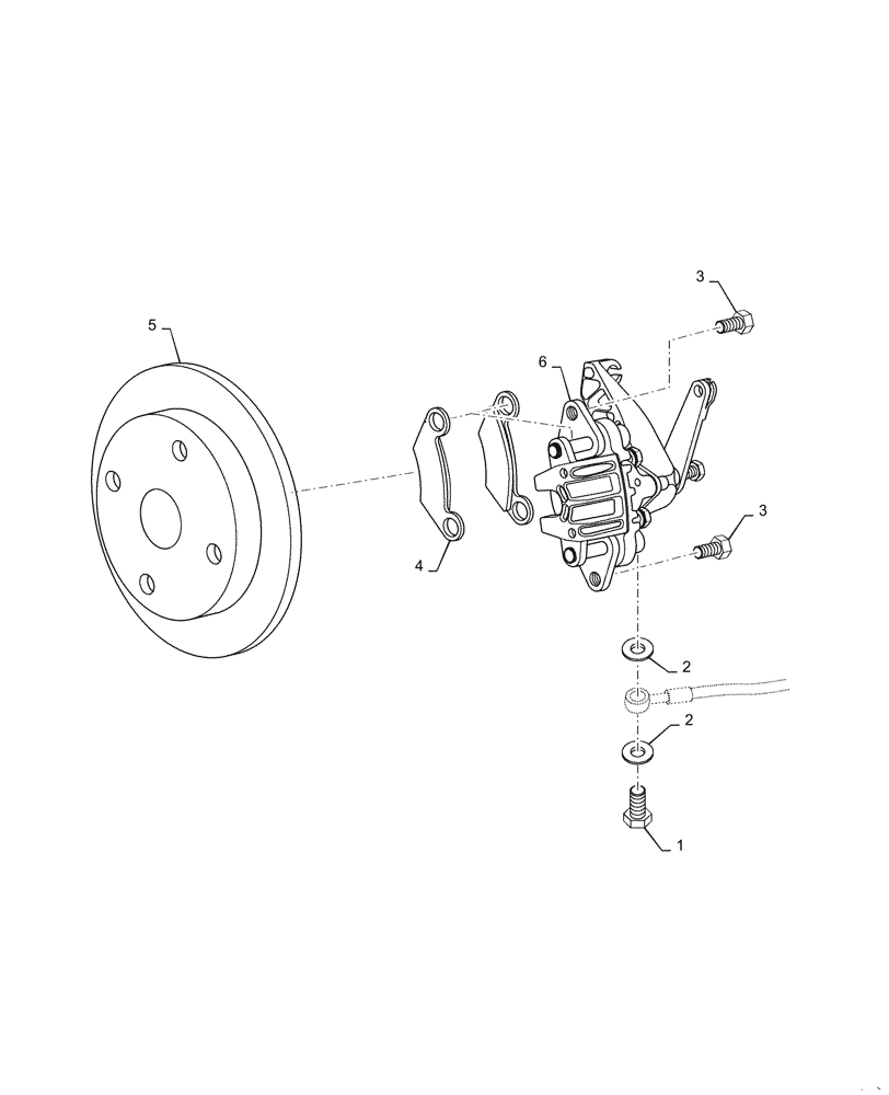 Схема запчастей Case IH SCOUT XL - (33.202.020[02]) - REAR BRAKE ASSY. (AFTER AUG 15 2011) (33) - BRAKES & CONTROLS
