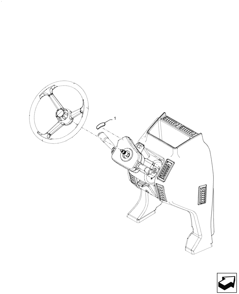 Схема запчастей Case IH PUMA1654 - (90.108.AA[01]) - DECALS, TRANSMISSION, CONTROL (90) - PLATFORM, CAB, BODYWORK AND DECALS