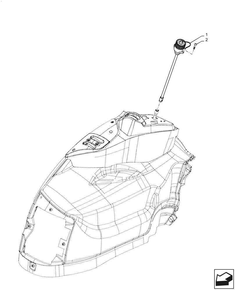 Схема запчастей Case IH PUMA1654 - (55.510.BM[05]) - RADAR, POWER SOCKET (55) - ELECTRICAL SYSTEMS
