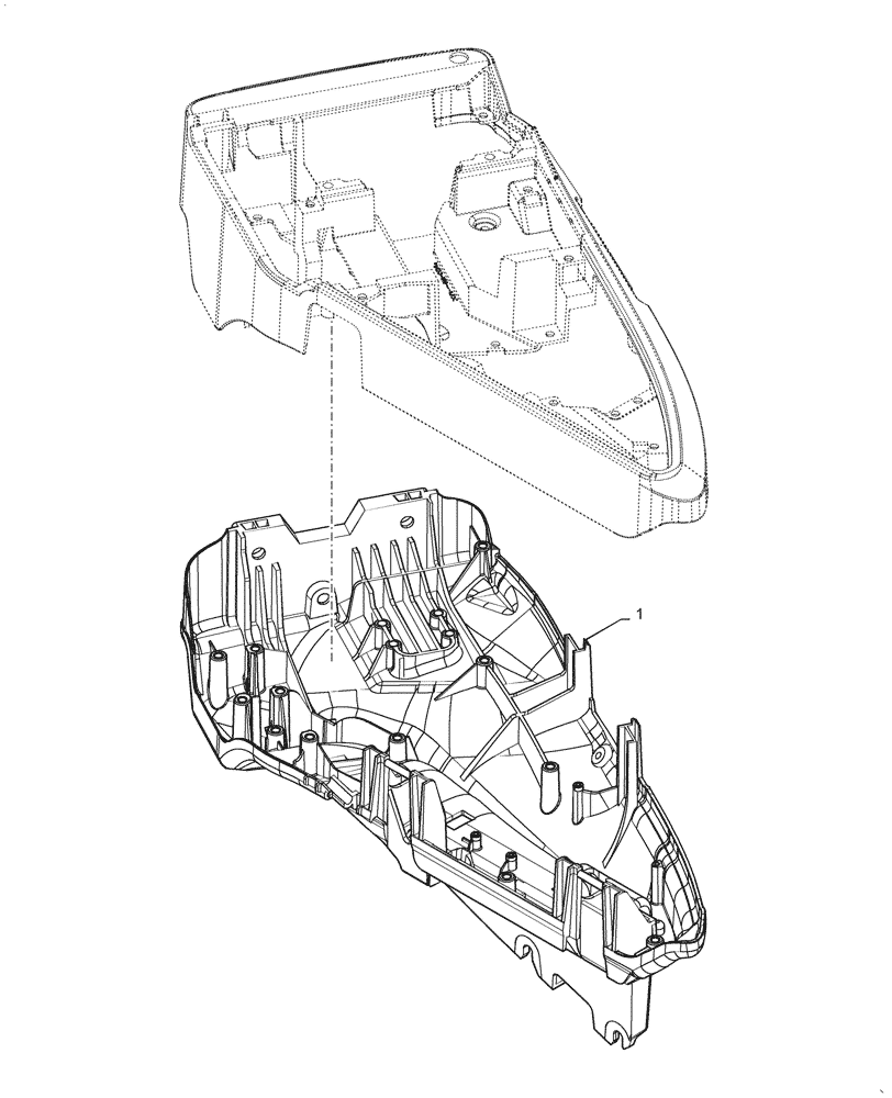 Схема запчастей Case IH PUMA1654 - (90.151.AG[07]) - ARMREST, CONTROL UNIT, COVER (90) - PLATFORM, CAB, BODYWORK AND DECALS