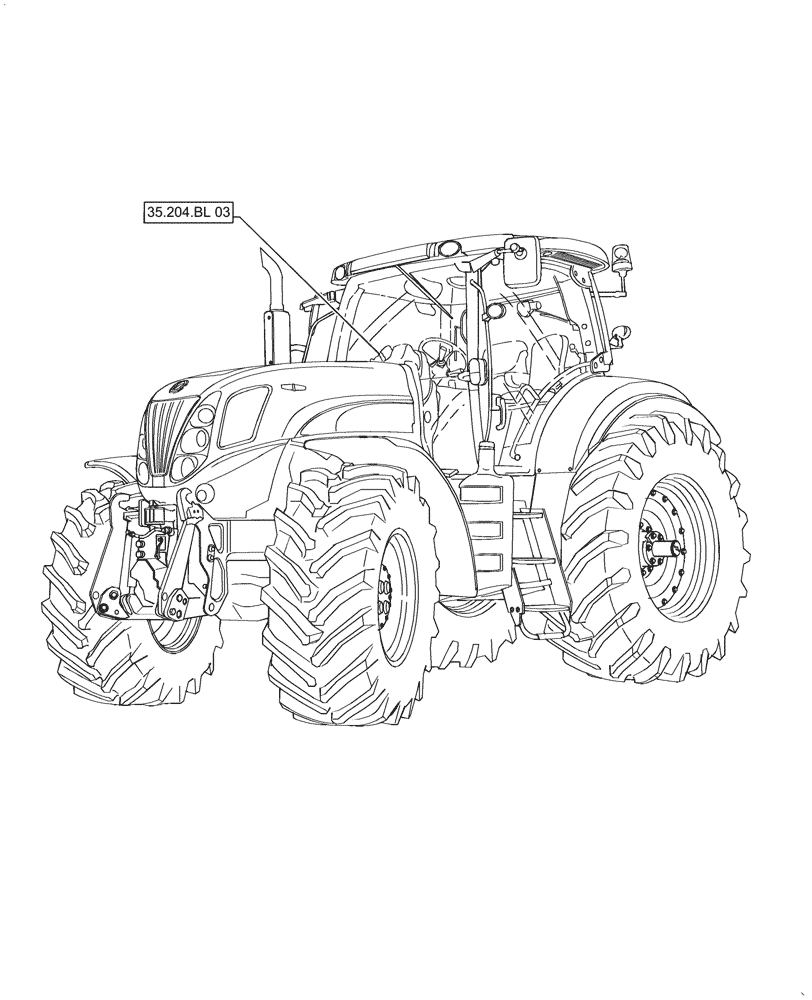 Схема запчастей Case IH PUMA1654 - (00.000.35[04]) - PICTORIAL INDEX - HYDRAULIC SYSTEMS (00) - GENERAL & PICTORIAL INDEX