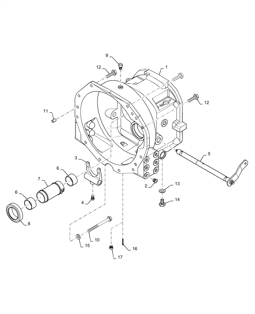 Схема запчастей Case IH FARMALL 45C - (18.100.020) - CLUTCH HOUSING, MECHANICAL TRANSMISSION (18) - CLUTCH