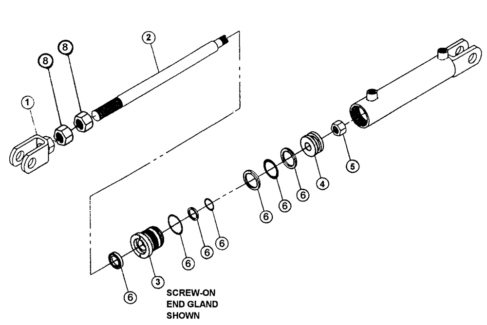 Схема запчастей Case IH SPX2130 - (07-003) - OUTER BOOM FOLD Cylinders