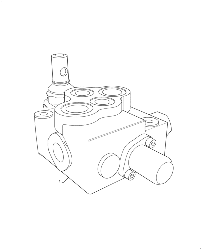 Схема запчастей Case IH FARMALL 45C - (35.204.010) - REMOTE CONTROL VALVE, CAB (35) - HYDRAULIC SYSTEMS