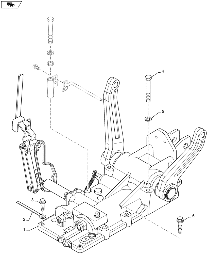 Схема запчастей Case IH FARMALL 45C - (88.100.060) - DIA KIT, HYDRAULIC HOUSING ASSEMBLY (88) - ACCESSORIES
