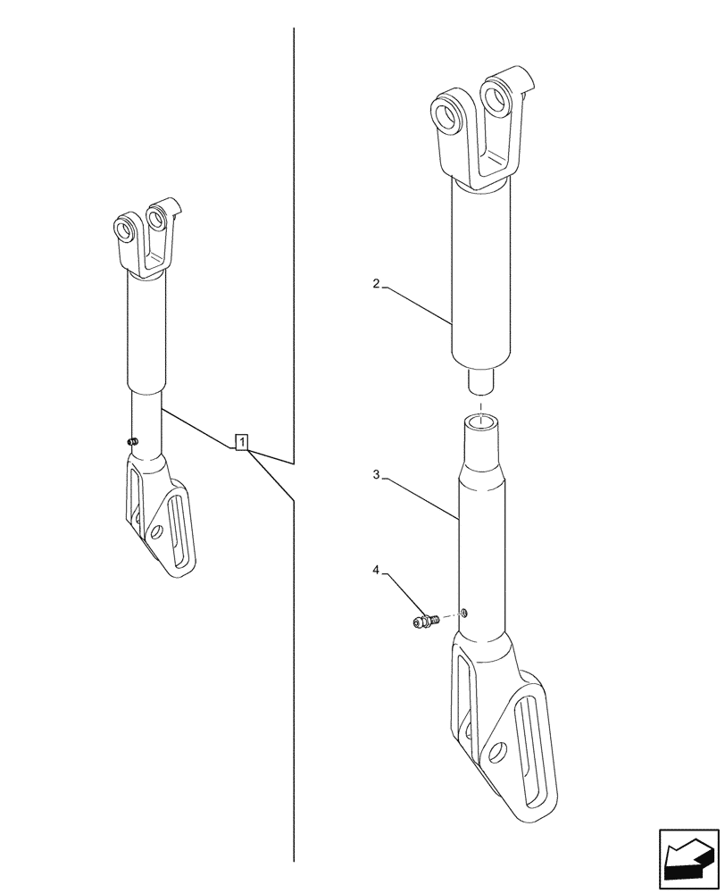 Схема запчастей Case IH JX95HC PLUS - (37.120.080) - STD + VAR - 334316, 390259 - 3 POINT HITCH, VERTICAL, ROD (37) - HITCHES, DRAWBARS & IMPLEMENT COUPLINGS