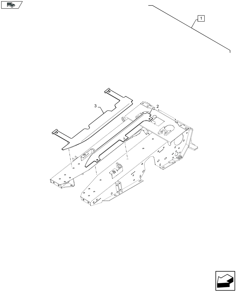Схема запчастей Case IH 4408F-30 - (88.058.027) - DIA KIT: ROW UNIT DECK PLATE UPGRADE (88) - ACCESSORIES