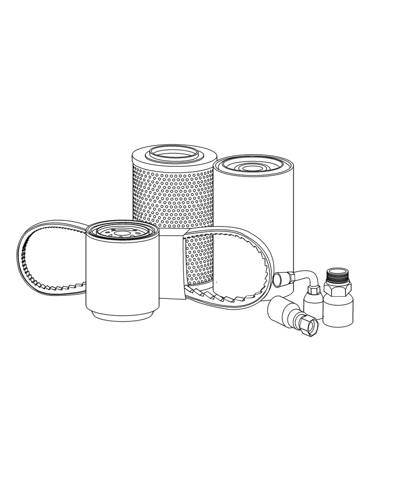 Схема запчастей Case IH JX95HC PLUS - (05.100.02) - INITIAL STOCKING LIST (LIST B) (05) - SERVICE & MAINTENANCE