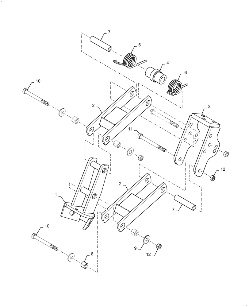 Схема запчастей Case IH 950 - (75.200.05[01]) - ROW CLEANER ASSEMBLY (75) - SOIL PREPARATION