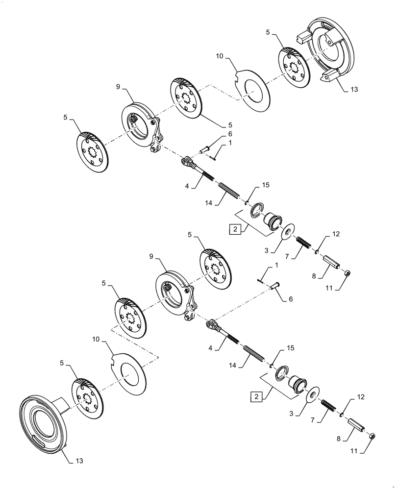 Схема запчастей Case IH FARMALL 50A - (33.120.AC[01]) - BRAKE ACTUATOR (33) - BRAKES & CONTROLS