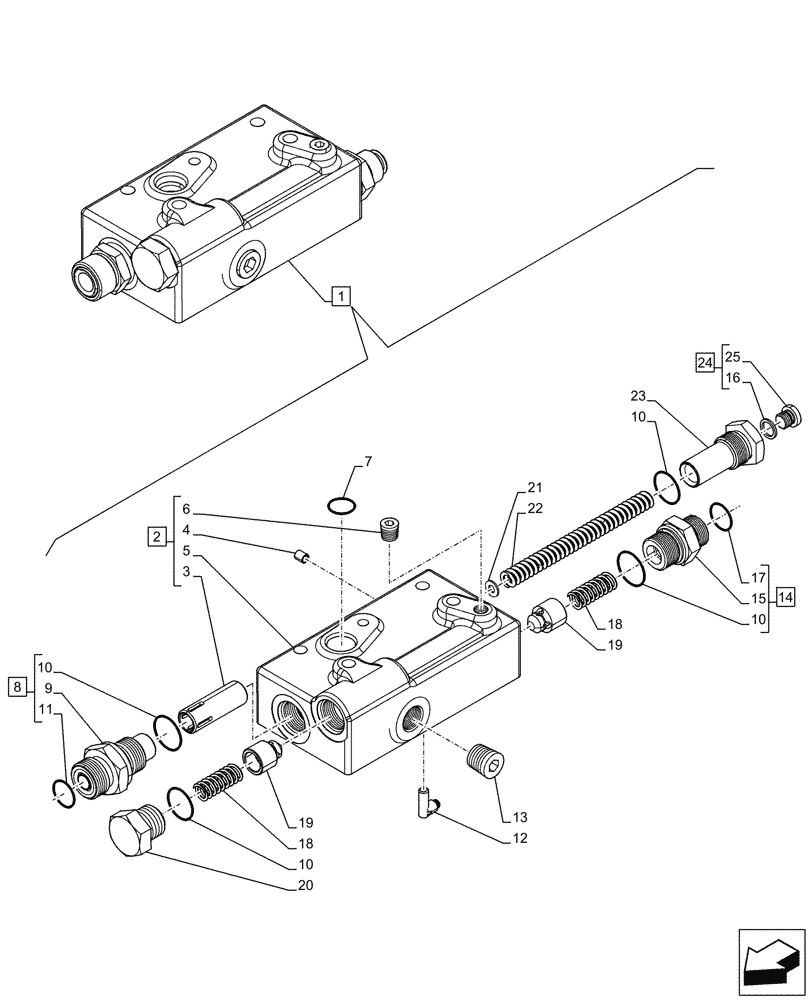 Схема запчастей Case IH MAXXUM 135 - (31.104.AR[26]) - VAR - 759379 - PTO CLUTCH, PRESSURE CONTROL VALVE (30KPH, 16X16, W/AUTOSHIFT, W/CREEPER) (31) - IMPLEMENT POWER TAKE OFF