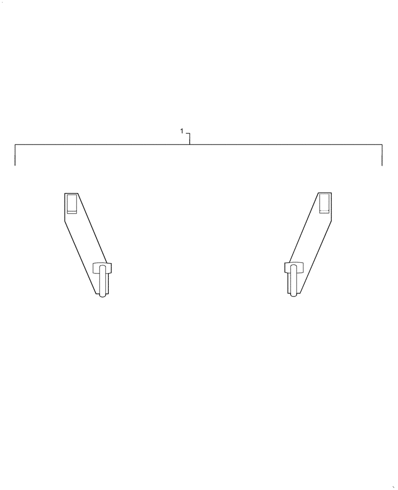 Схема запчастей Case IH L795 - (88.100.82[03]) - VAR - 717508006 - BUCKET MOUNT BRACKET (88) - ACCESSORIES