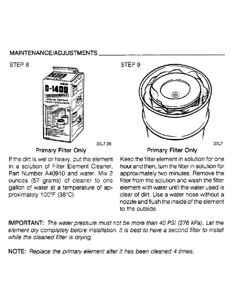 Схема запчастей Case IH 6830TA - (1-33) - MAINTENANCE, ADJUSTMENTS 