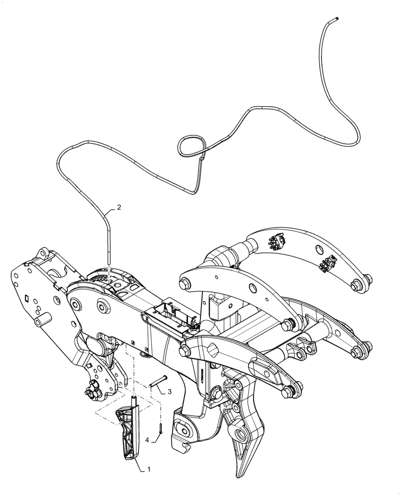 Схема запчастей Case IH 2160 - (63.110.AF[07]) - LIQUID FERTILIZER IN FURROW (63) - CHEMICAL APPLICATORS
