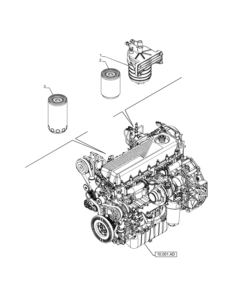 Схема запчастей Case IH F2CFE613J B047 - (05.100.03[02]) - CAPACITIES (05) - SERVICE & MAINTENANCE