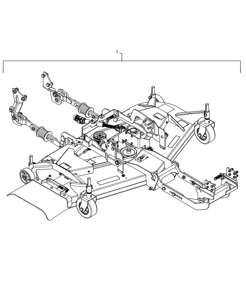 Схема запчастей Case IH MW266S - (58.910.AB[37]) - VAR - 717966276 - MOWER DECK ASSY, ECONOMY & PREMIUM (WHOLEGOODS) (58) - ATTACHMENTS/HEADERS