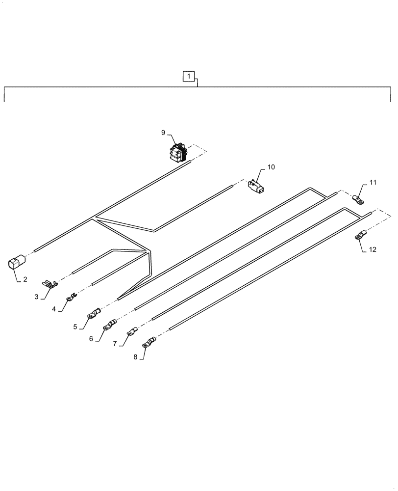 Схема запчастей Case IH 2160 - (55.301.AA[10]) - ALTERNATOR HARNESS ASSSEMBLY, 2160 (55) - ELECTRICAL SYSTEMS