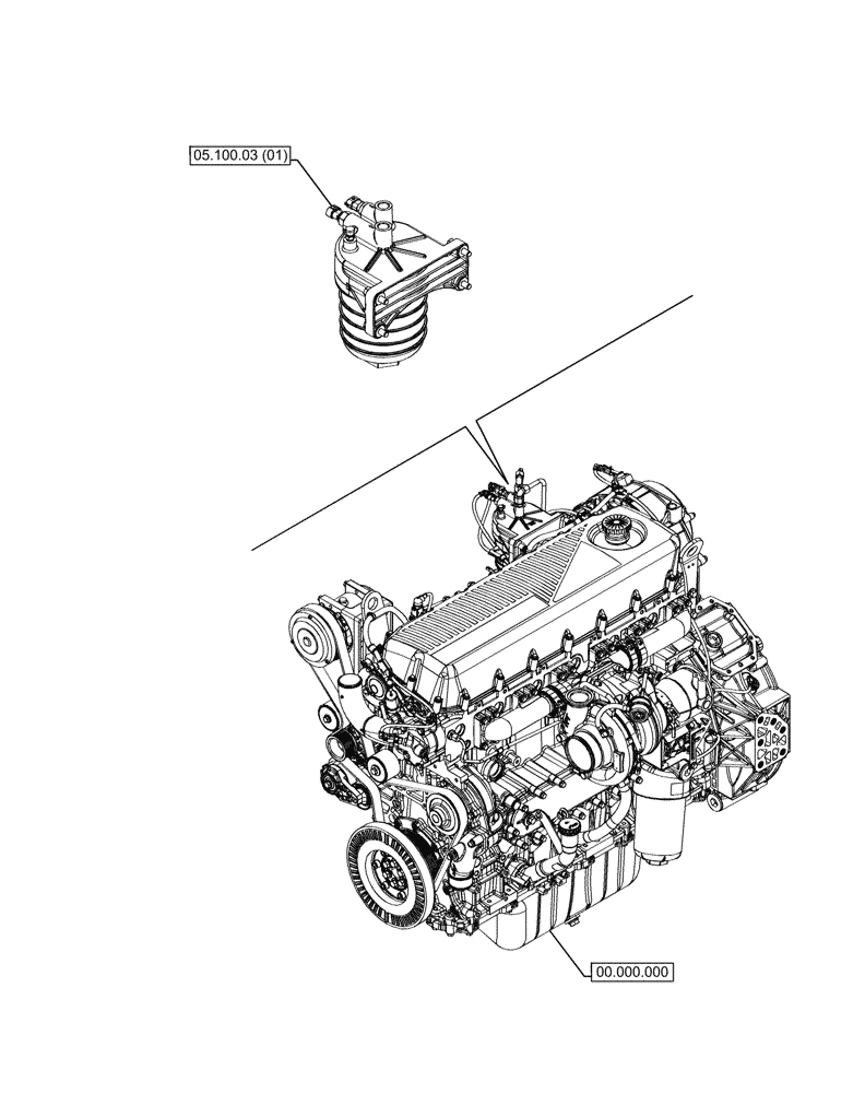 Схема запчастей Case IH F2CFE613J B047 - (05.000.00) - SECTION INDEX - MACHINE COMPLETION & EQUIPMENT (05) - SERVICE & MAINTENANCE