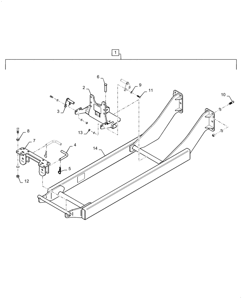 Схема запчастей Case IH BHA102 - (39.101.100) - VAR - 439204006 - SUBFRAME MOUNTING PARTS (39) - FRAMES AND BALLASTING