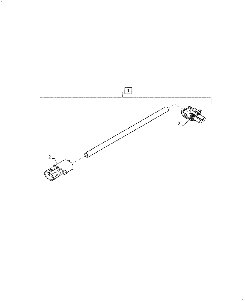 Схема запчастей Case IH PATRIOT 4440 - (55.635.AO[02.6]) - EXTENSION HARNESS, BOOM, 2PIN FLAT TO 2 PIN FLAT (55) - ELECTRICAL SYSTEMS