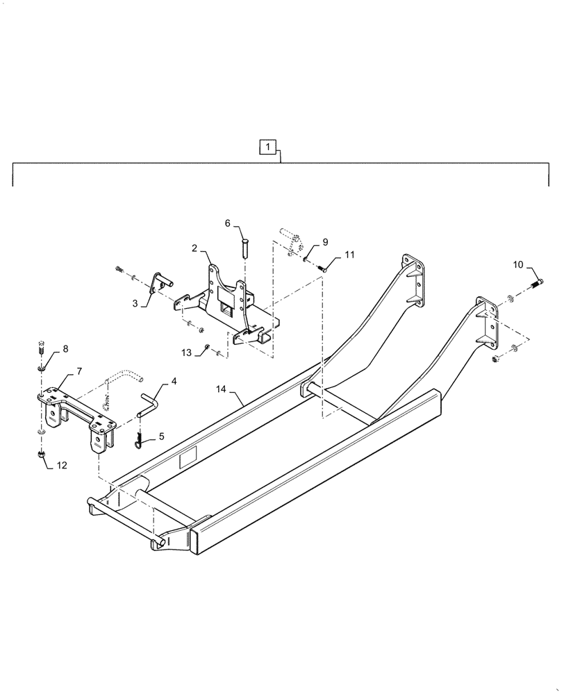 Схема запчастей Case IH BHA90 - (39.101.090) - VAR - 439203006 - SUBFRAME MOUNTING PARTS (39) - FRAMES AND BALLASTING