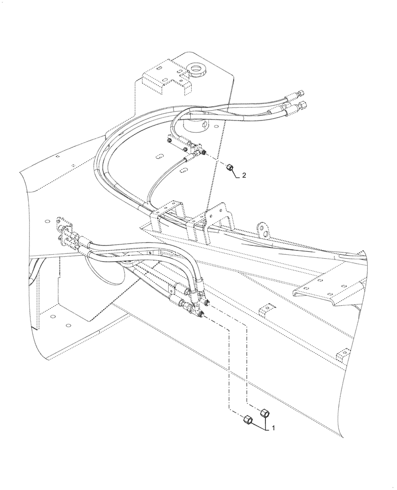 Схема запчастей Case IH 2160 - (35.110.AF[15]) - W/O LIQUID FERTILIZER OPTION CAPS (35) - HYDRAULIC SYSTEMS