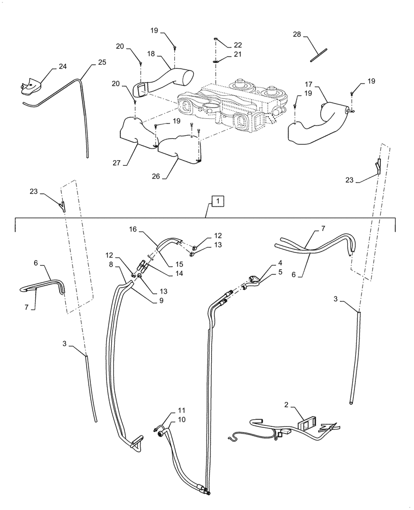 Схема запчастей Case IH FARMALL 40C - (50.200.040) - AIR CONDITIONING, BLOWER (50) - CAB CLIMATE CONTROL