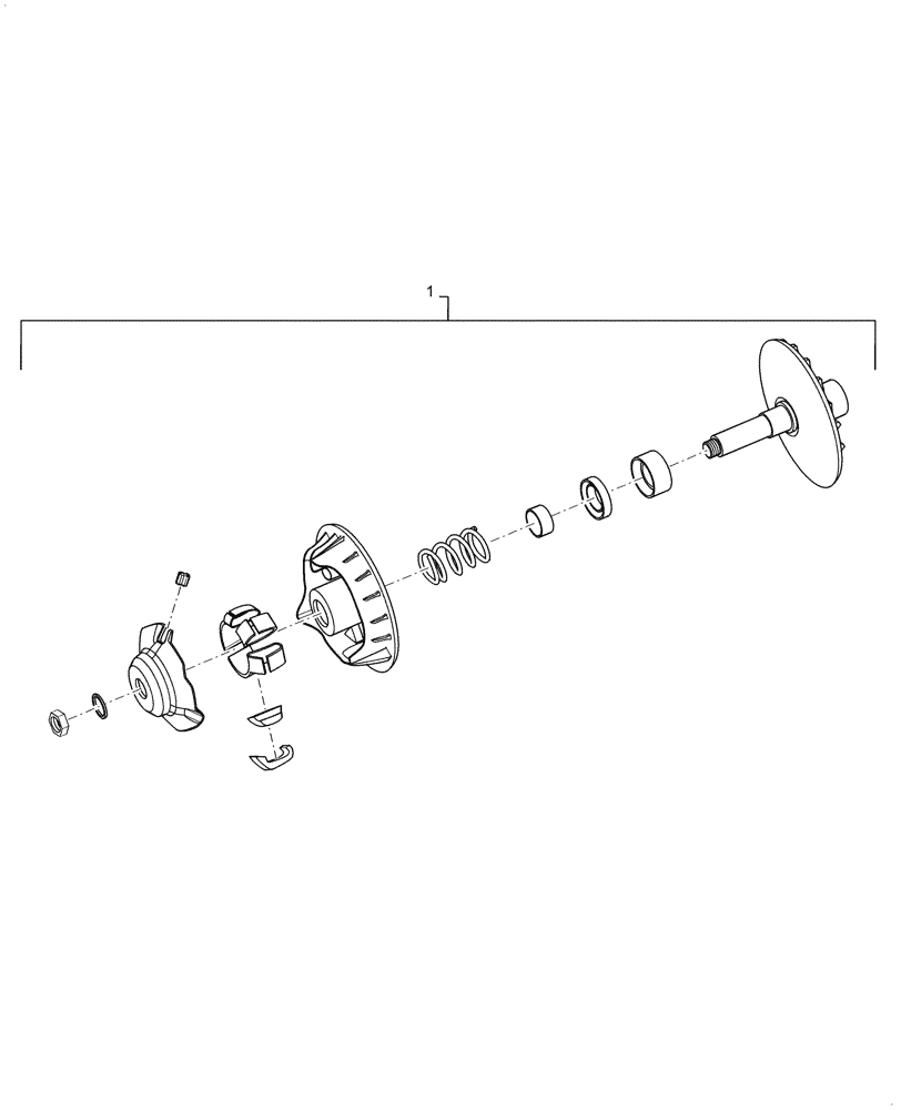 Схема запчастей Case IH SCOUT XL - (18.110.060) - CLUTCH & DISC ASSY (18) - CLUTCH