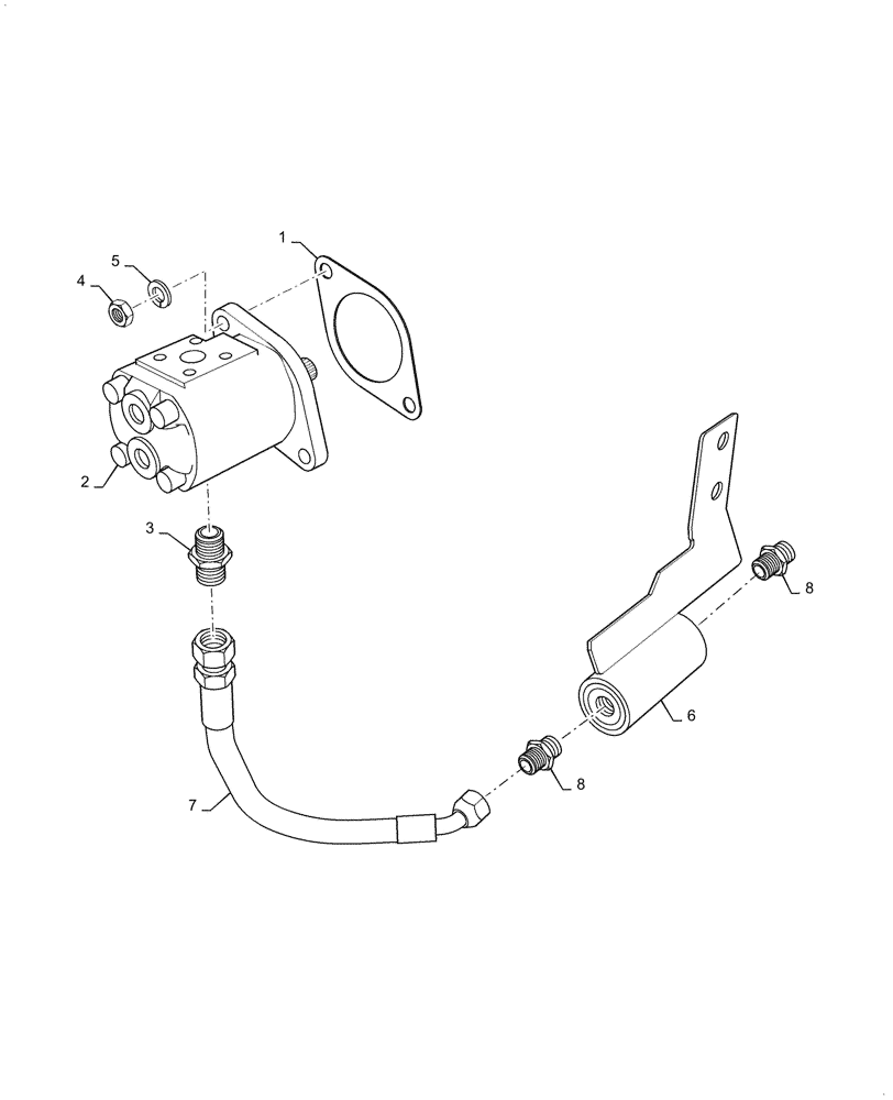 Схема запчастей Case IH FARMALL 40C - (41.200.010) - STEERING RESONATOR (41) - STEERING