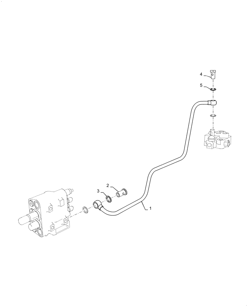 Схема запчастей Case IH FARMALL 35C - (35.300.040) - HYDRAULIC M/PRESSURE LINES (35) - HYDRAULIC SYSTEMS
