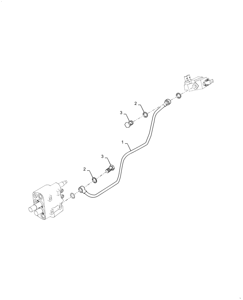 Схема запчастей Case IH FARMALL 40C - (35.300.040) - HYDRAULIC M/PRESSURE LINES (35) - HYDRAULIC SYSTEMS