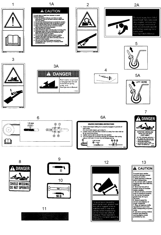 Схема запчастей Case IH 2042 - (09-27) - DECALS 