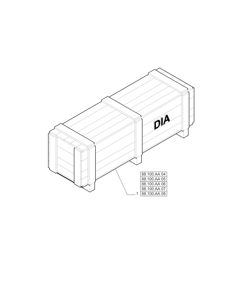 Схема запчастей Case IH PUMA 200 - (88.100.AA[03]) - DIA KIT, TRAILER BRAKES (88) - ACCESSORIES