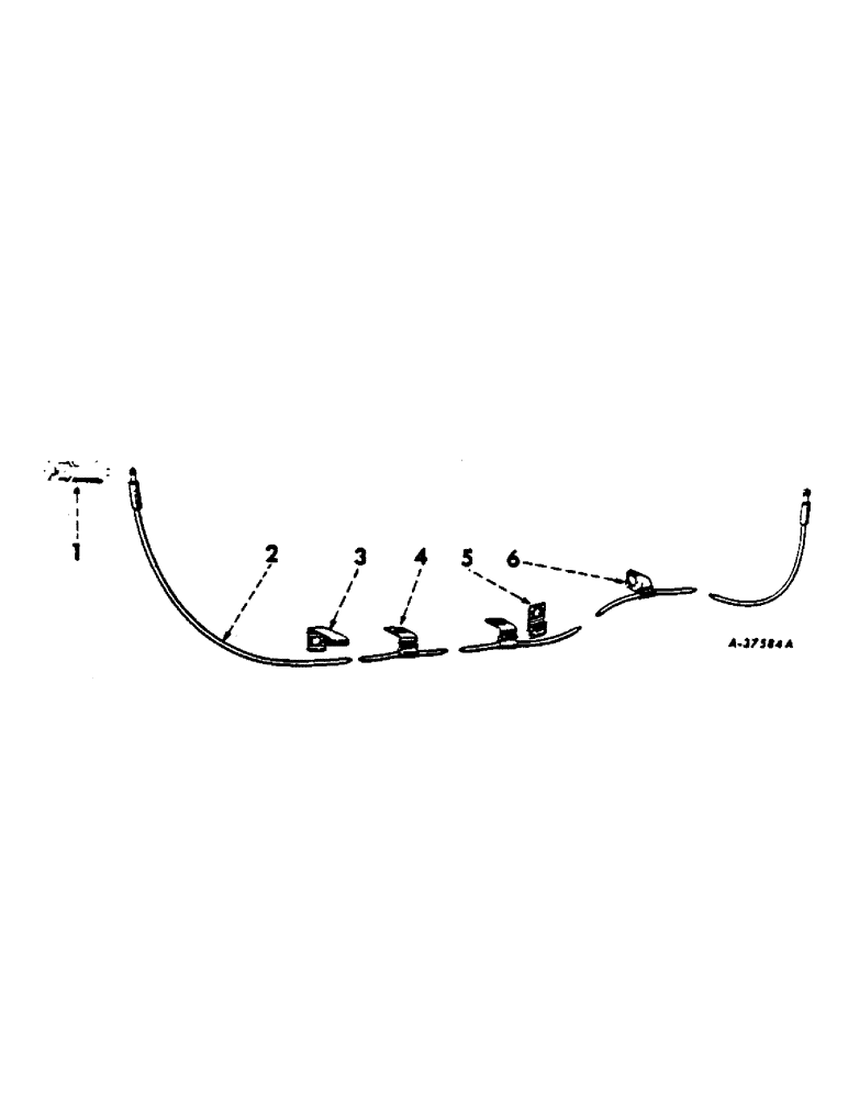 Схема запчастей Case IH 100 - (08-21) - ELECTRICAL, IGNITION SWITCH AND CABLE, FOR TRACTORS EQUIPPED WITH MAGNETO IGNITION (06) - ELECTRICAL
