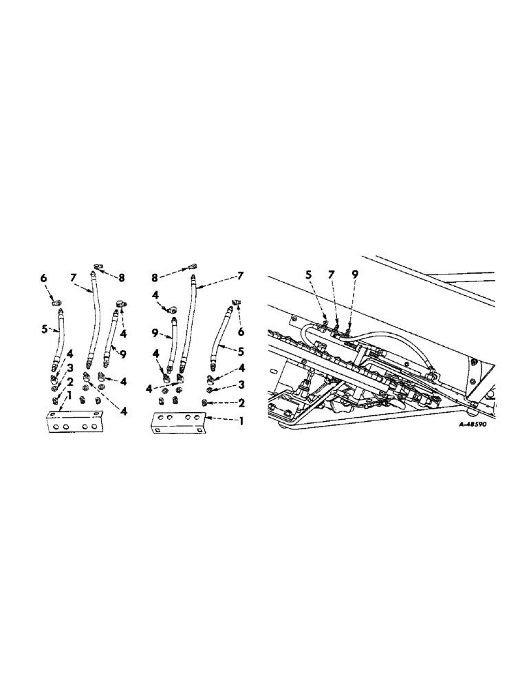 Схема запчастей Case IH 2-PR - (086) - BANK LUBRICATION ATTACHMENT, OUTER GATHERER LUBRICATION (71) - LUBRICATION SYSTEM