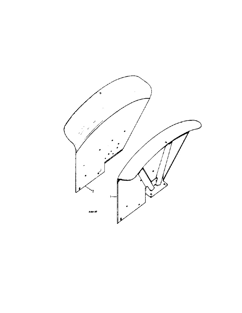 Схема запчастей Case IH 364 - (4-34) - CHASSIS, FENDERS (12) - CHASSIS