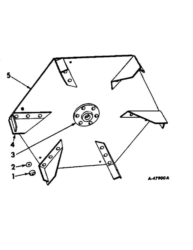 Схема запчастей Case IH 47 - (A-04) - ROTOR 
