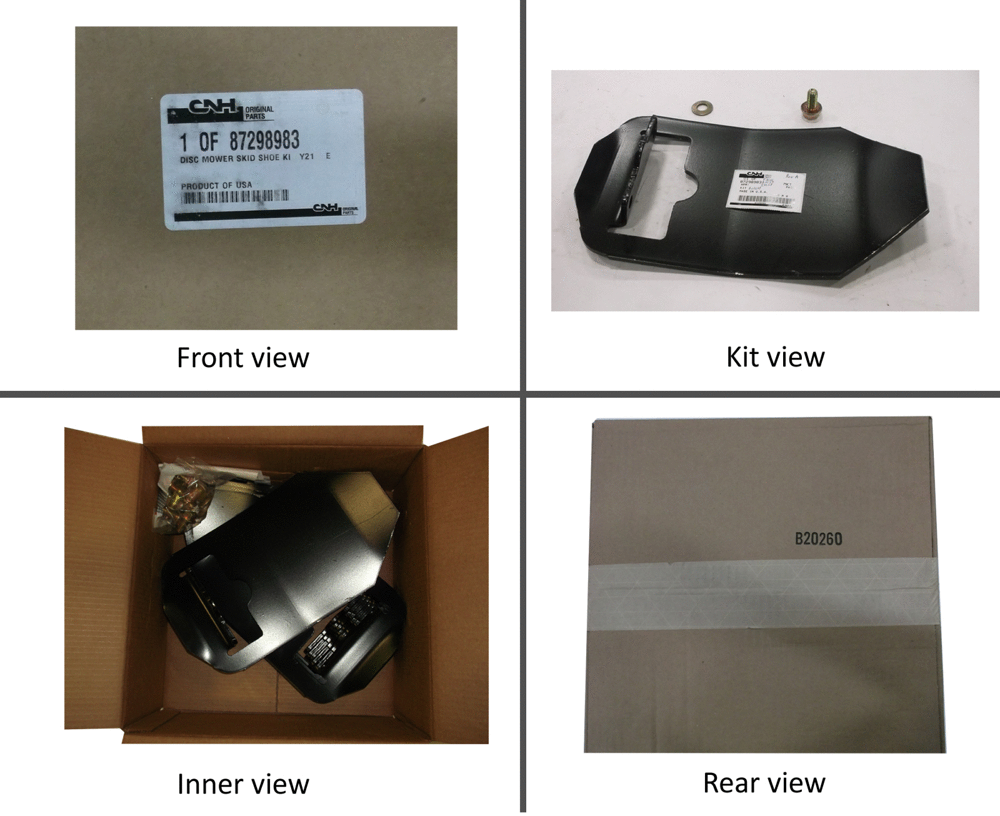 Схема запчастей Case IH DC162 - (18.15[02]) - KIT SKIDSHOE DISCMOWER 6PK W/HARDWARE (18) - ACCESSORIES